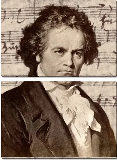 Модульная картина Бетховен Людвиг Ван №5