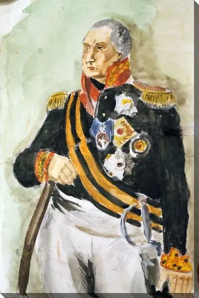 Картина маслом Кутузов Михаил