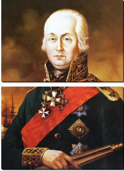 Модульная картина Ушаков Фёдор №3