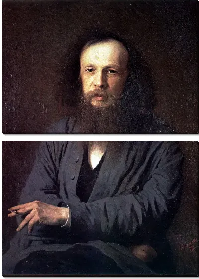 Модульная картина Менделеев Дмитрий №3