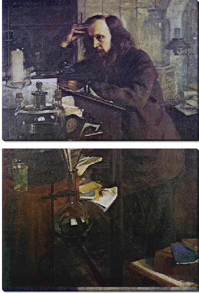 Модульная картина Менделеев Дмитрий №5