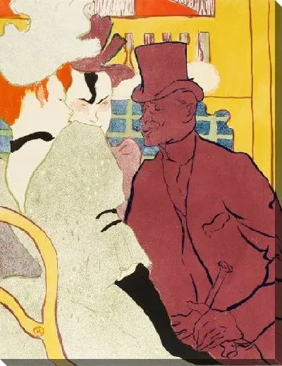 Картина Флирт. Англичанин в Мулен Руж (1892)