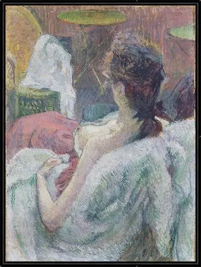 Картина Модель отдыхает (1889)