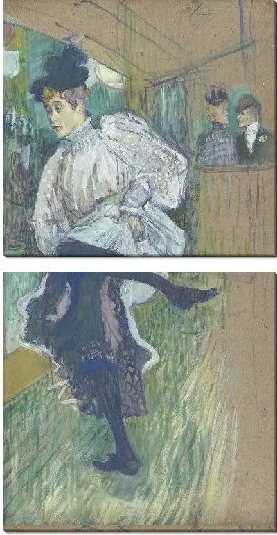 Картина Джейн Авриль танцует (1892)