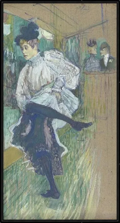 Картина Джейн Авриль танцует (1892)