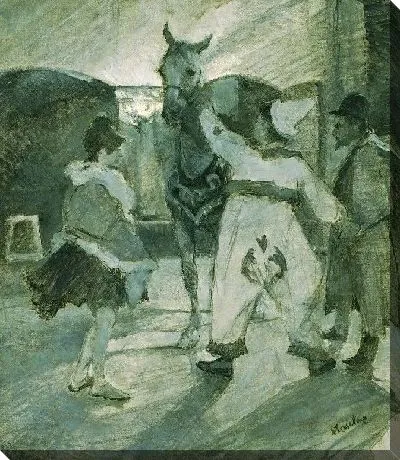 За кулисами цирка (1887)