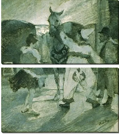 За кулисами цирка (1887)