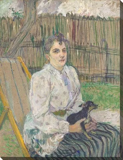 Картина Дама с собачкой (1891)