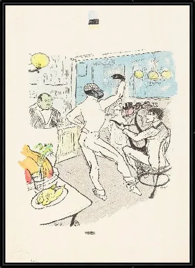 Картина Шоколад танцует в баре Акилле (1864-1901)