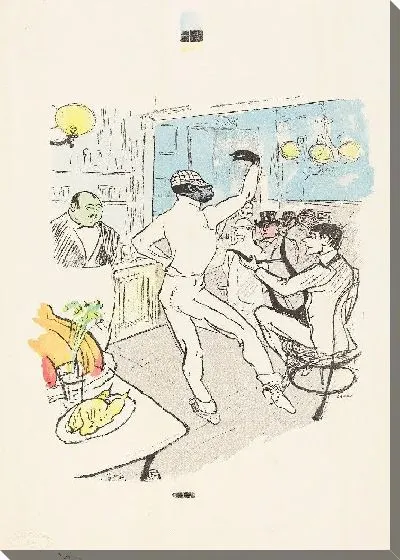 Картина Шоколад танцует в баре Акилле (1864-1901)