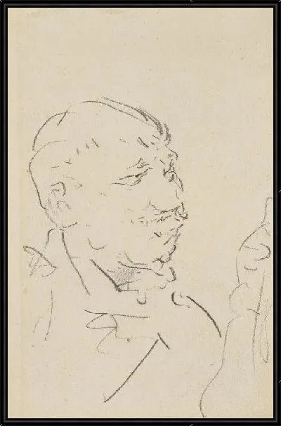 Картина Голова мужчины (1874)