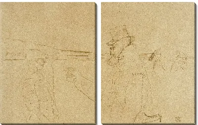 Картина Жокей и владелец/врач (1895)