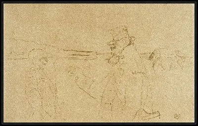 Картина Жокей и владелец/врач (1895)