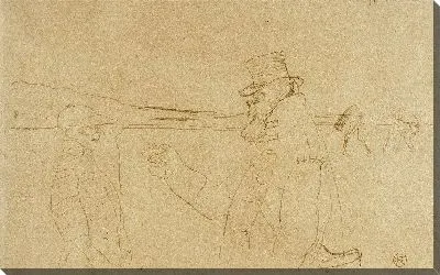 Картина Жокей и владелец/врач (1895)