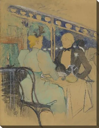 Картина Модные люди в Амбассадор (1893)