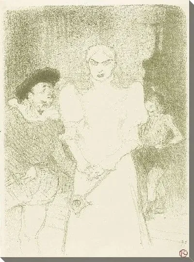 Картина "Портрет актрисы Роза Карона в роли Маргариты в ""Фаусте"" в театре оперы в Париже (1893)"