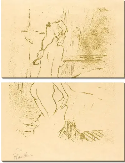 Картина Этюд женщины (1893)