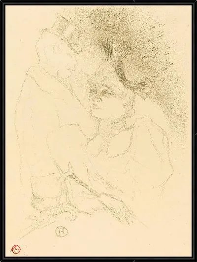 Картина Мадемуазель кредитора и Барон (1893)