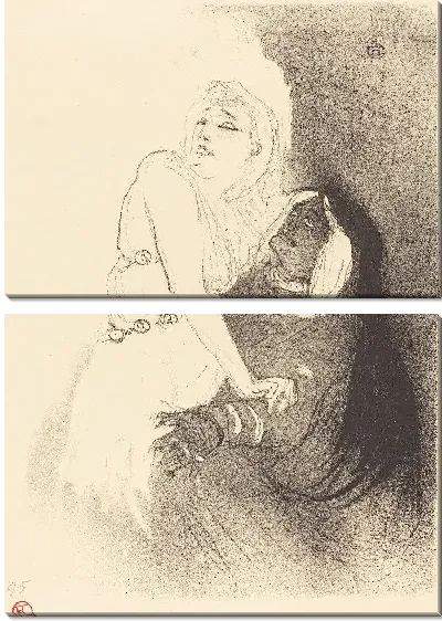 Картина "Ренессанс: Сара Бернар в ""Федра"" (1893)"