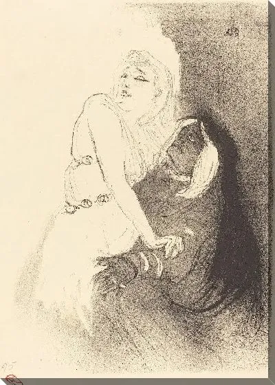 Картина "Ренессанс: Сара Бернар в ""Федра"" (1893)"