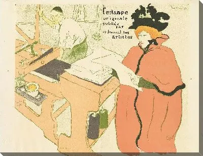 Картина "Обложка для ""Оригинальная литография"" (1893)"