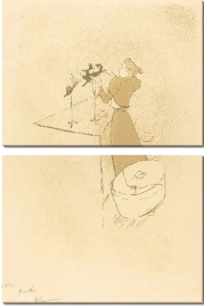 Картина Модистка — Рене Верт (1893)