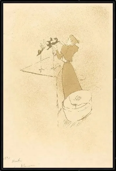 Картина Модистка — Рене Верт (1893)
