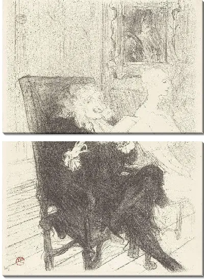Картина Жюль Шарль и Маргерит Морено (1893)