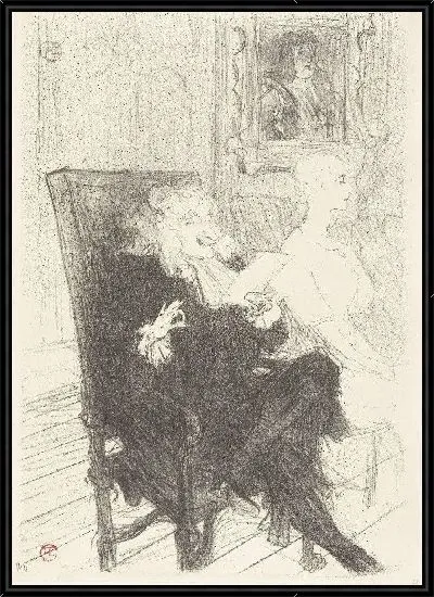 Картина Жюль Шарль и Маргерит Морено (1893)