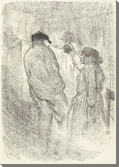 Картина Портрет актера Антония и Мадемуазель Сэвилл (1893)