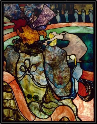 Картина В новом цирке, папа Хризантема (1894)