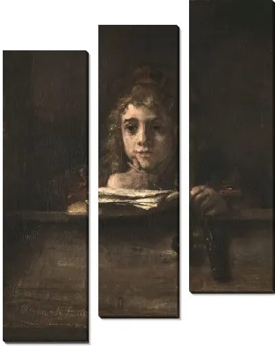 Картина Титус за партой (1655)