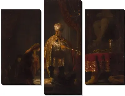 Картина Даниил и царь Кир у идола Ваала (1633)