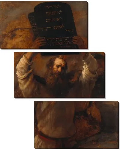 Картина Моисей с десятью заповедями (1659)