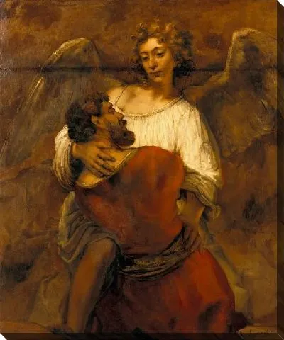 Картина Борьба Иакова с Ангелом (1659)