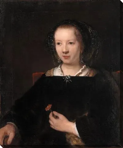 Женщина с гвоздикой (1656)