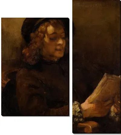 Картина Читающий Титус, сын художника