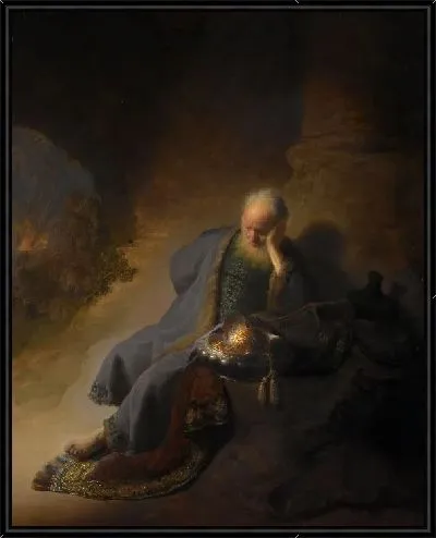 Картина Иеремия, оплакивающий разрушение Иерусалима (1630)