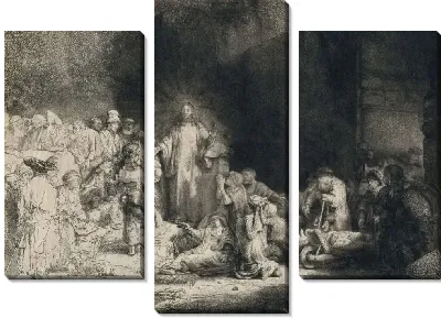 Картина Христос, исцеляющий больных (1649)