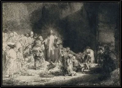 Картина Христос, исцеляющий больных (1649)