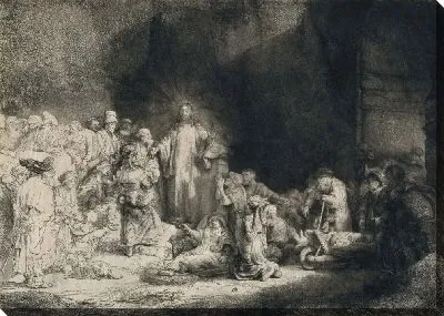 Картина Христос, исцеляющий больных (1649)