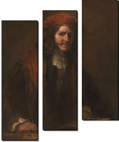 Картина Мужчина в красном берете (1660)