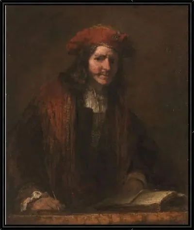 Мужчина в красном берете (1660)