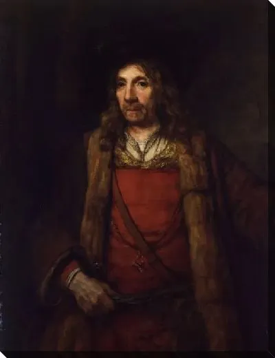 Картина Мужчина в полушубке