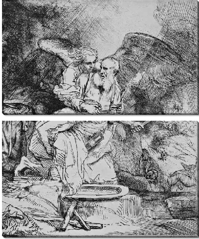 Картина Жертвоприношение Авраама (1655)