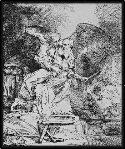 Картина Жертвоприношение Авраама (1655)