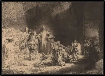 Картина Проповедь Христа (1649)