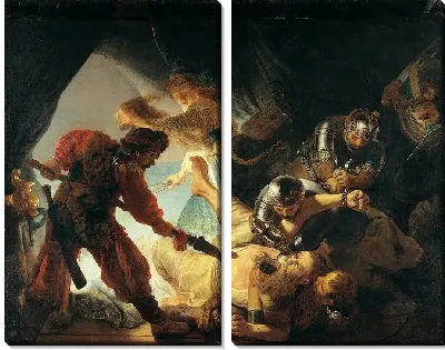 Картина Ослепление Самсона (1636)