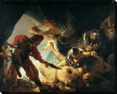 Картина Ослепление Самсона (1636)