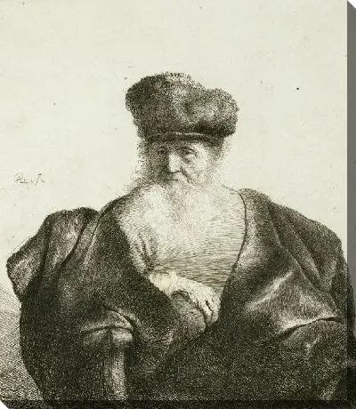 Картина Портрет старика в широком бархатном плаще (1632)